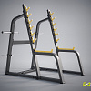 E-1050В Стойка для приседаний с ограничителями (Squat Rack)